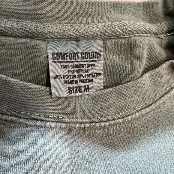 Comfort Colors Sweatshirt W Med In the Company of Dogs No Such Thing as a Dog - Picture 3 of 6